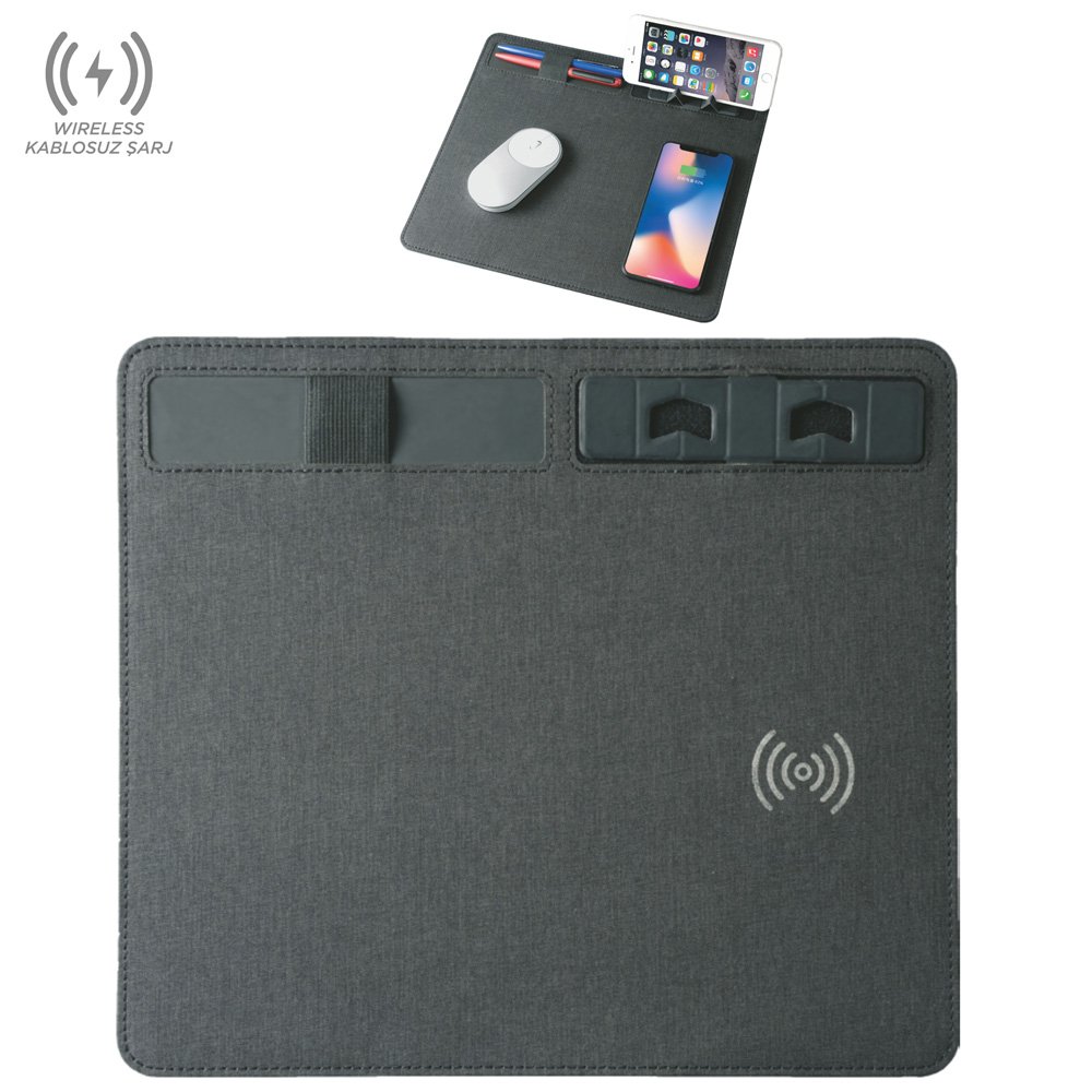 Wireless Şarjlı Mouse Pad